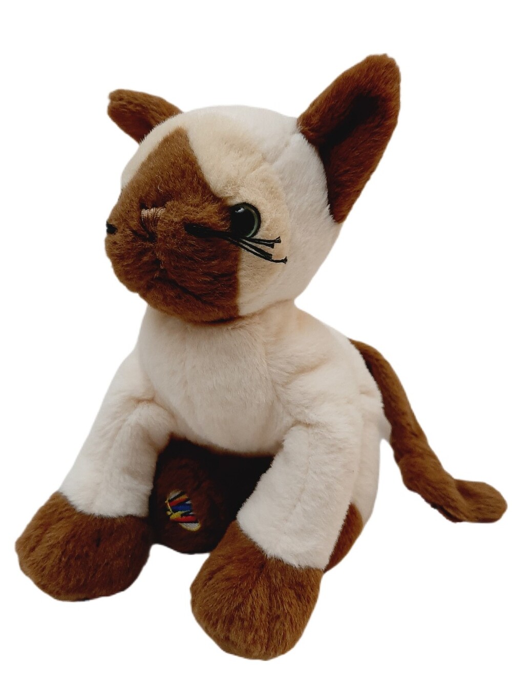 🍒 Vintage Webkinz Siamese Cat Plush Ganz HM160 No Code Stuffed Kids Toy